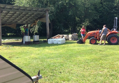 Getting ready for the Lobster Feed